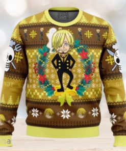 Christmas Sanji One Piece Ugly Christmas Sweater 3D Gift Christmas Funny