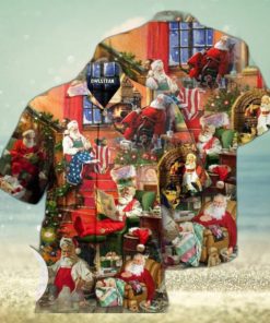 Christmas Santa Claus In Daily Life Edition Hawaiian Shirt