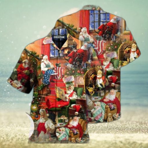 Christmas Santa Claus In Daily Life Edition Hawaiian Shirt