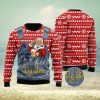 Black Cat Knocked Down The Xmas Tree Funny Christmas 3D Sweater