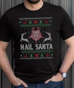 Christmas Santa Lover Shirt Hail Santa Funny Christmas Sweater Santa Reindeer Lover Gifts Christmas T Shirt