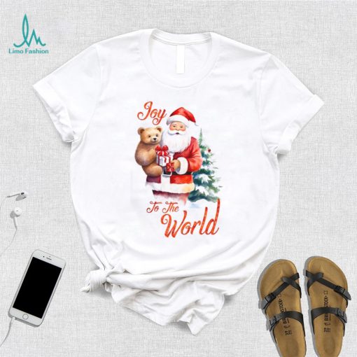 Christmas Santa and Bear Sublimation Shirt