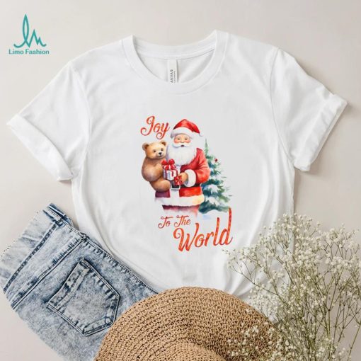 Christmas Santa and Bear Sublimation Shirt