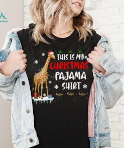 Giraffe best sale christmas pajamas