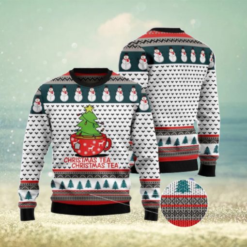 Christmas Tea Ugly Christmas Sweater AOP All Over Printed Sweater