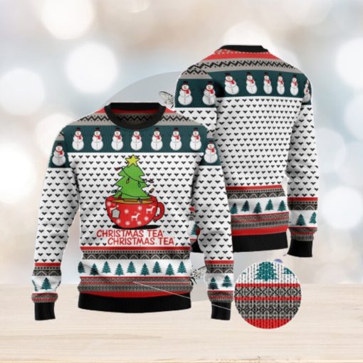 Christmas Tea Ugly Christmas Sweater AOP All Over Printed Sweater