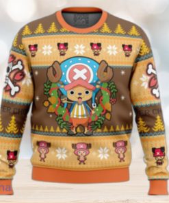 Christmas Tony Chopper One Piece Ugly Christmas Sweater 3D Gift Christmas Funny