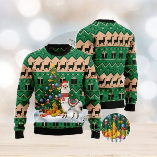 Christmas Tree Llama Ugly Christmas Sweater Funny Christmas Gift For Family