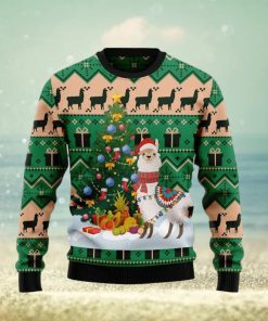 Christmas Tree Llama Ugly Christmas Sweater Gift For Men And Women