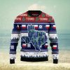 Christmas Ugly Sweater Awesome Wolf Funny Gift For Men And Women