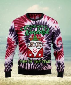 Christmas Ugly Sweater Bulldog Tie Dye Funny Sweater Gift For Men And Women