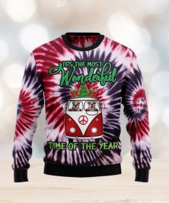 Christmas Ugly Sweater Bulldog Tie Dye Funny Sweater Gift For Men And Women