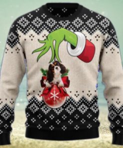 Christmas Ugly Sweater Cavalier King Charles Spaniel Xmas Ball Funny Sweater Gift For Men And Women