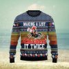 Deer Budweiser Ugly Christmas Sweater