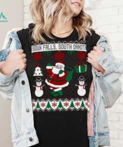 Christmas Ugly Sweater Sioux Falls South Dakota' Men's Ringer T Shirt