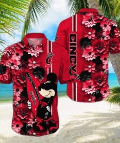 Cincinnati Bearcats Aloha Mick Pattern Hawaiian Shirt For Fans