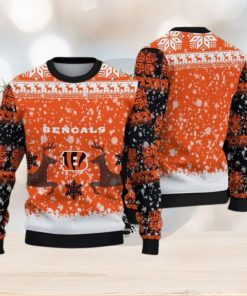 Miami Dolphins Fans Reindeer Joyful Knitted Christmas Sweater