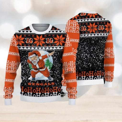 Cincinnati Bengals Fans Santa Claus Ugly Christmas Sweater Gift