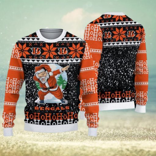 Cincinnati Bengals Fans Santa Claus Ugly Christmas Sweater Gift