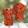 NFL Cleveland Browns Logo Leaf 3D Hawaiian Shirt For Fans Gift Summer