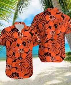 Cincinnati Bengals White Short Sleeve Hawaiian Shirt