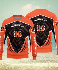 Cincinnati Bengals Knitted Sweater For Christmas