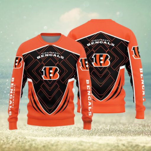 Cincinnati Bengals Knitted Sweater For Christmas