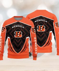 Cincinnati Bengals Knitted Sweater For Christmas