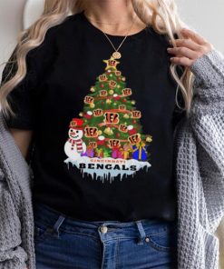 Cincinnati Bengals Merry Christmas NFL Football Sports T Shirt