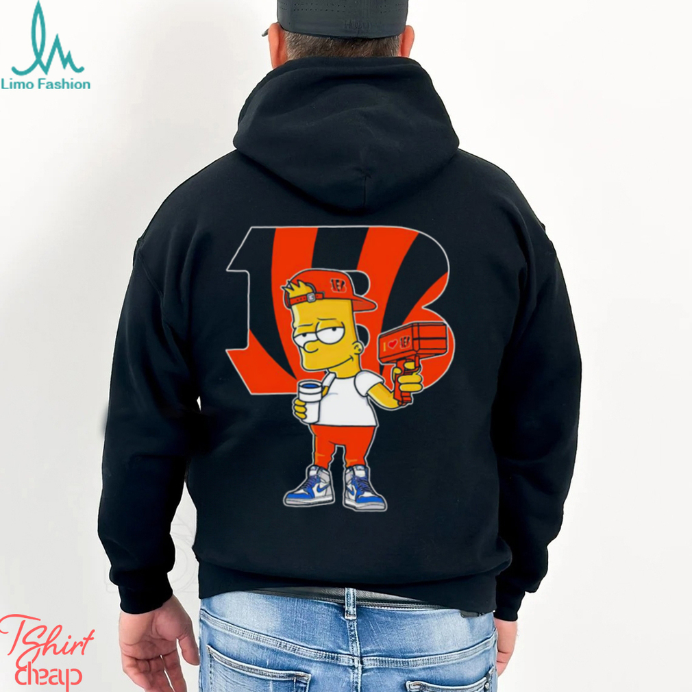 Cincinnati Bengals Nfl X Bart Simpson Cartoon Shirt, hoodie