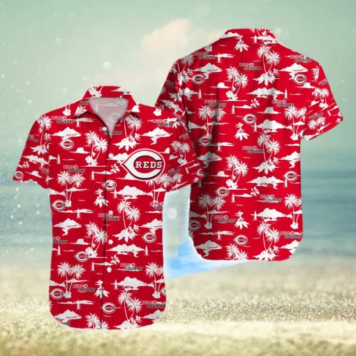 Cincinnati Reds MLB Hawaiian Shirt Coconut AOP Custom Name New For Men And Women