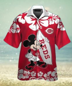 Cincinnati Reds Mickey Mouse Hawaiian Shirt Gift For Disney Lovers