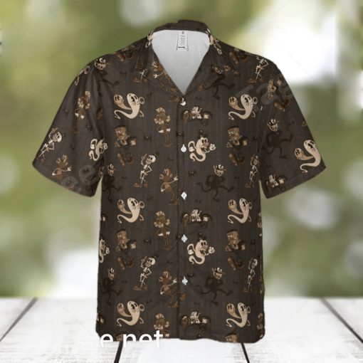 Classic Monsters In Monsters Rubber Hose Style Hawaiian Shirt