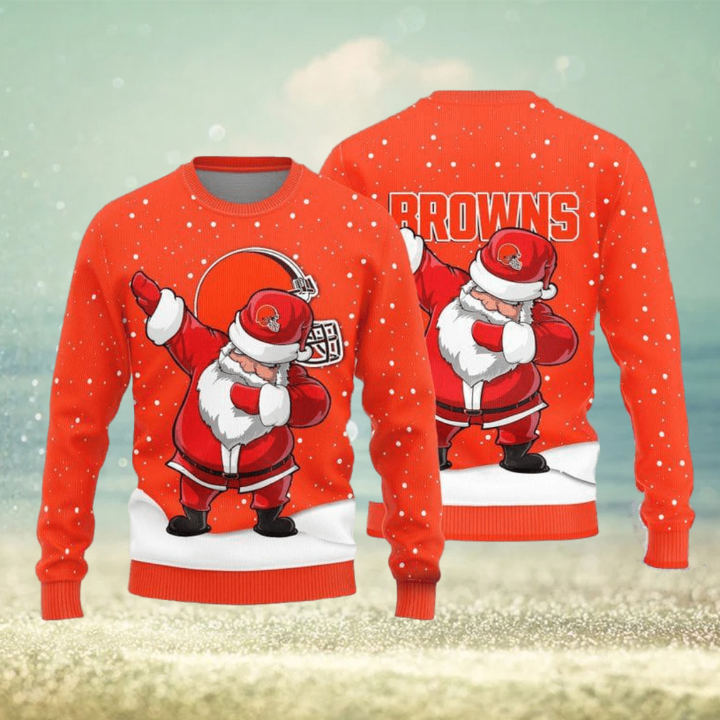 San Francisco 49ers NFL Team Dabbing Santa Claus Funny Christmas Gift Ugly  Christmas Sweater