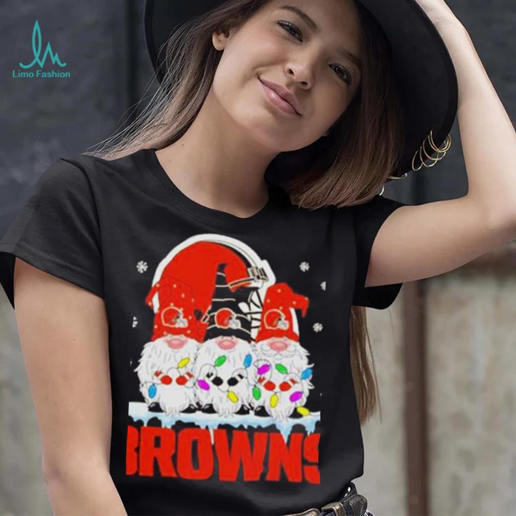 Cleveland Browns Football Gnomes Christmas 2023 shirt - Limotees