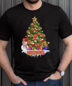 Cleveland Browns Merry Christmas Nfl Football Sports Shirt