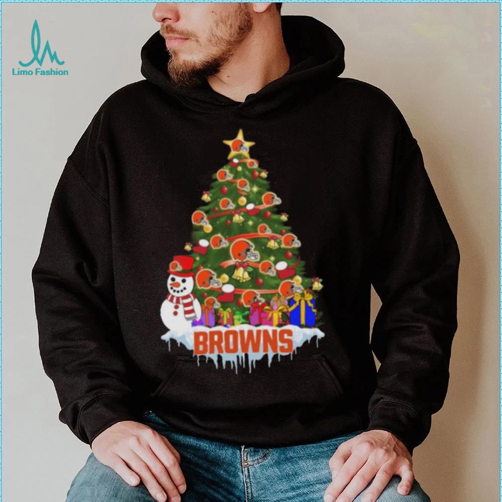 Merry And Bright Cleveland Browns NFL Christmas Tree T Shirts, Hoodies,  Sweatshirts & Merch