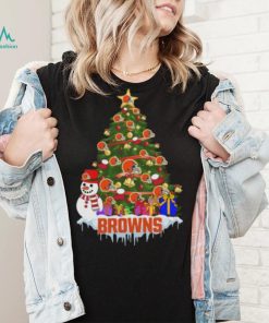 Cleveland Browns Merry Christmas Nfl Football Sports Shirt