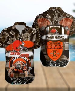 Cleveland Browns NFL Hawaiian shirt Custom Name Summer Gift