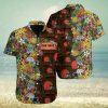 NCAA Oregon State Beavers Flower Button Up Hawaiian Shirt 3D Shirt, Oregon State Beavers Gift