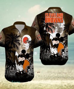 Cleveland Browns NFL x Mickey Mouse Tropical Pattern Hawaiian Shirts -  Limotees