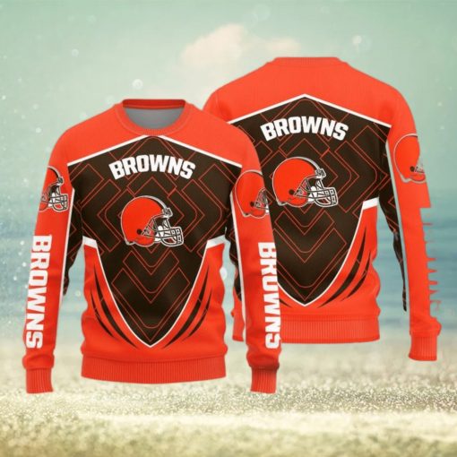 Cleveland Browns Sport Fans 3D Sweater Christmas Gift