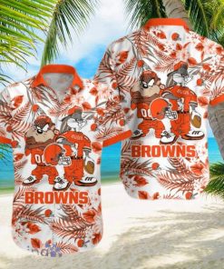 Cleveland Browns Taz And bugs NFL Teams Hawaiian Shirt Gift For Men And Women