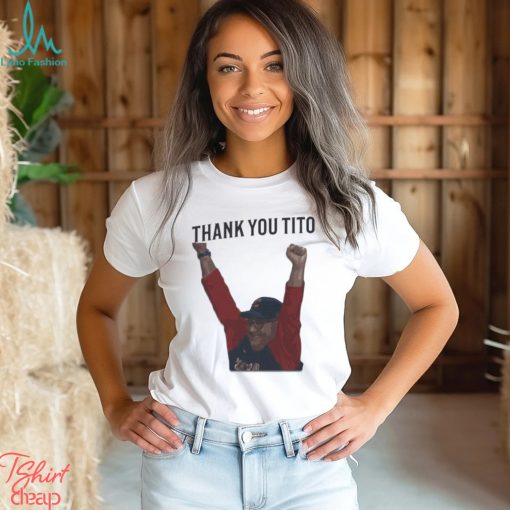 Cleveland Guardians Terry Francona Thank You Tito Shirt