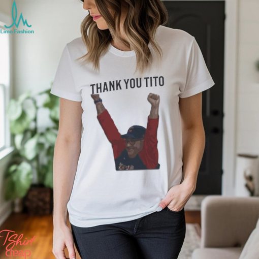 Cleveland Guardians Terry Francona Thank You Tito Shirt