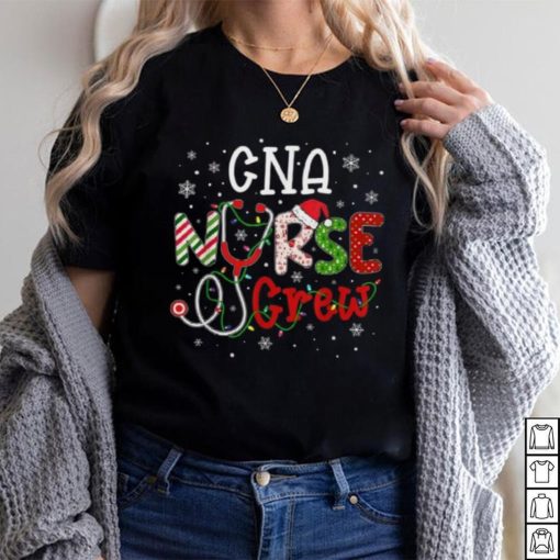 Cna Christmas Nurse Crew Funny Nursing Christmas Pattern Shirt