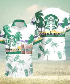 Coffee Tropical Palm Tree Hawaiian Shirt And Shorts For Beach Lovers