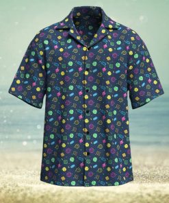 Colorful DND Dice RPG Hawaiian Shirt