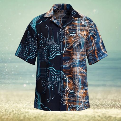 Computer Circuit Board Art Hawaiian Shirt