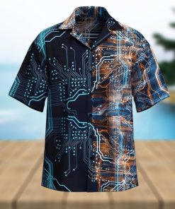 Computer Circuit Board Art Hawaiian Shirt